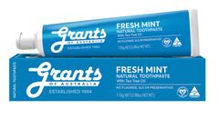 Grants Toothpaste | Fresh Mint with Tea Tree - Fluoride Free