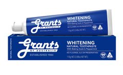 Grants Toothpaste | Whitening with Baking Soda & Peppermint
