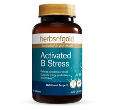 Herbs of Gold Activated B Stress 30 Tablets