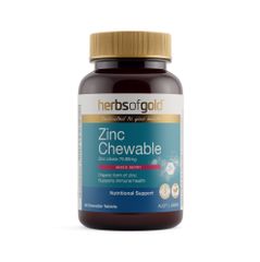 Herbs of Gold Zinc Chewable 60 Tablets