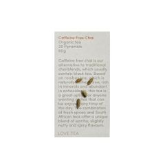 Love Tea Organic Caffeine Free Chai x 20 Pyramids