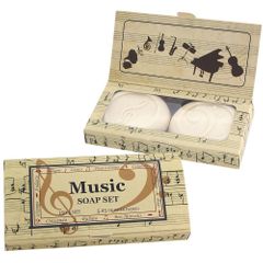Clover Fields Boxed Round Soap Music x 2 Pack