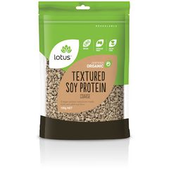 Lotus Textured Soy Protein (TVP) Coarse Organic 100g