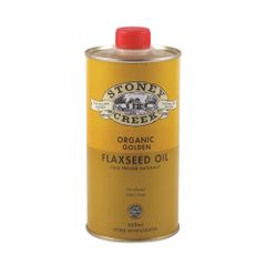 Stoney Creek Organic Flaxseed Oil Golden 500ml