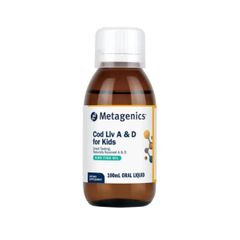 Metagenics Kids Cod Liv A & D For Kids 100ml