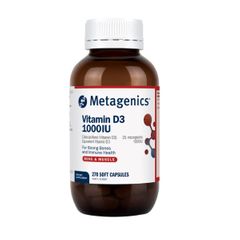 Metagenics Vitamin D3 1000IU 270 Capsules