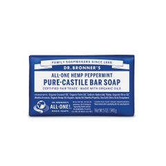 Dr. Bronner's Pure-Castile Bar Soap Peppermint 140g