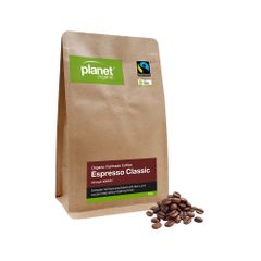 Planet Organic Coffee Espresso Classic Whole Bean 250g