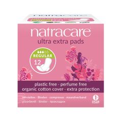 Natracare Ultra Extra Pads | Normal with Organic Cotton Cover