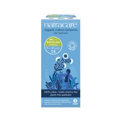 Natracare Organic Cotton Tampons | Regular with Applicator