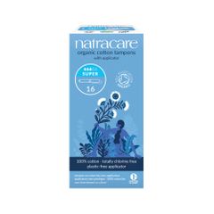 Natracare Organic Cotton Tampons | Super with Applicator