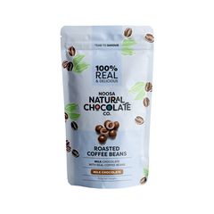 Noosa Natural Coffee Beans Milk Chocolate 100g