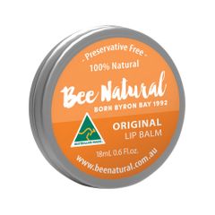 Bee Natural Lip Balm Tin Original 18ml