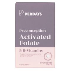 Perdays Preconception Activated Folate & B-vitamins