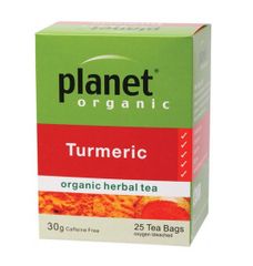 Planet Organic Turmeric Organic Herbal Teabags