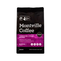 Montville Coffee Org Sun Coast Blend Espresso Grind 250g