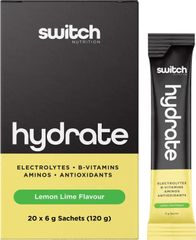 Switch Hydrate Sachets | Electrolytes, B Vitamins | Lemon Lime