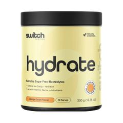 Switch Hydrate Powder | Electrolytes, B Vitamins | Orange Crush