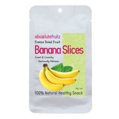 AbsoluteFruitz Freeze Dried Banana Slices 18g