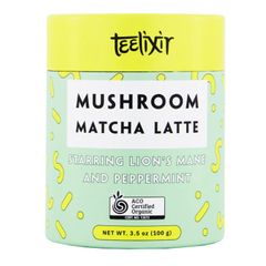 Teelixir Organic Mushroom Latte Matcha 100g