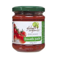 Global Organics Tomato Paste Organic (Glass) 200g
