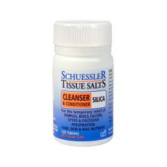 Schuessler Tissue Salts Silica Cleanser & Conditioner Tablets