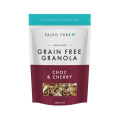 Paleo Pure Org Grain Free Granola Choc and Cherry 300g