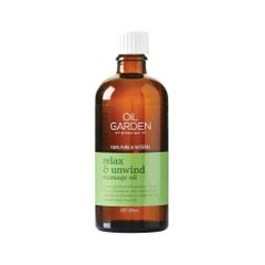 Oil Garden Massage Oil Blend Relax Unwind 100ml