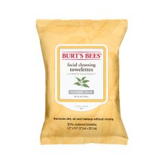 Burts Bees Facial Cleansing Towelettes (White Tea) x 30Pack