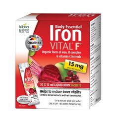 Silicea Body Essentials Iron VITAL F (15mg) Sach 15ml x30Pk