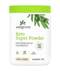 Wellgrove Keto Super Powder | Vanilla | Olive Oil Powder