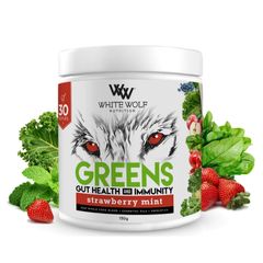 White Wolf Greens | Strawberry Mint 150g