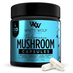 White Wolf Performance Mushroom Capsules