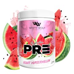 White Wolf Tingle-Free PRE Workout | Sour Watermelon
