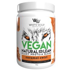 White Wolf Vegan Plant Protein Blend | Caramel Swirl