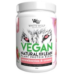 White Wolf Vegan Plant Protein Blend | Strawberries & Cream