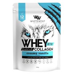 White Wolf Whey Better Protein + Collagen | Creamy Vanilla 396g