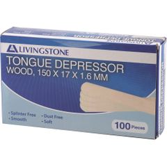Wooden Tongue Depressors x 100 Pack