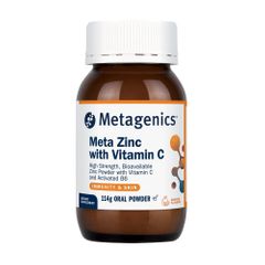 Metagenics Meta Zinc With Vitamin C Orange 114g