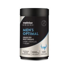 Melrose Origins Mens Optimal (Grass Fed Beef Organs 1000mg: Liver + Testicles + Heart)