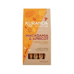 Kuranda G Free Energy Bars Macadamia and Apricot 35g x 5Pk