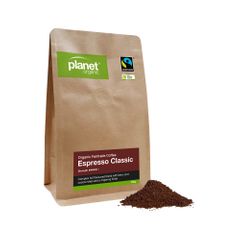 Planet Organic Coffee Espresso Classic Plunger Ground 250g