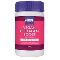 Wonder Foods Vegan Collagen Boost Berry 210g