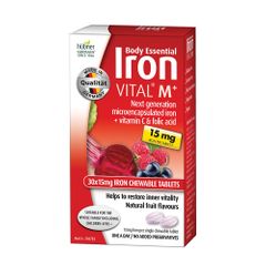 Silicea Body Essentials Iron VITAL M (15mg) Chewable 30t