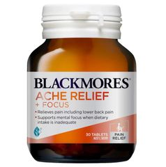 Blackmores Ache Relief + Focus