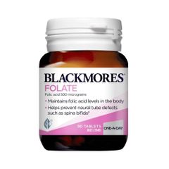 Blackmores Folate 500mcg, folic acid