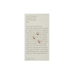 Love Tea Organic Liver Cleanse x 20 Pyramids