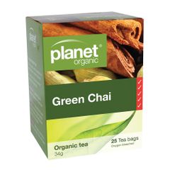 Planet Organic Green Chai Herbal Tea x 25 Tea Bags