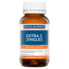 Ethical Nutrients IMMUZORB Extra C Zingles Orange - Chewable Vitamin C