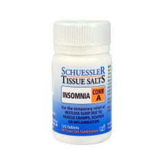 Schuessler Tissue Salts Comb A Insomnia Tablets
